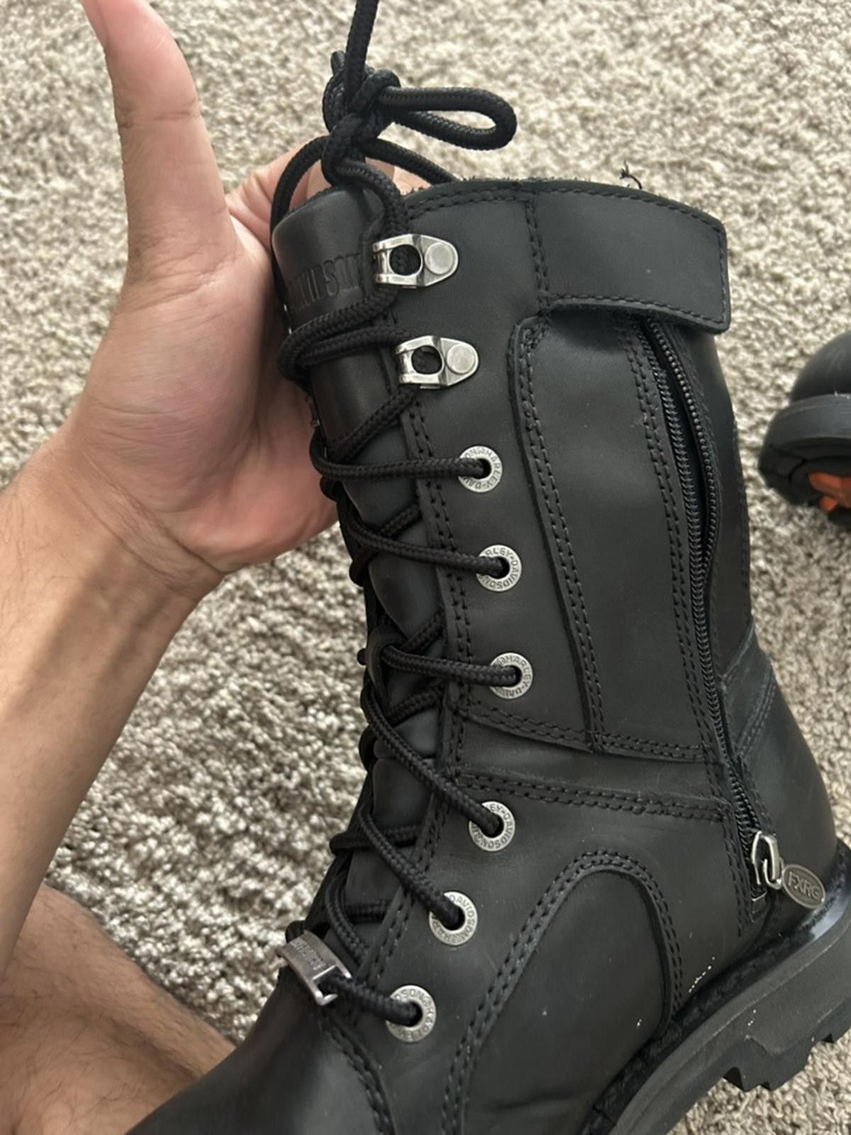 Harley Davidson Harley-Davidson Unisex FXRG Lace-Up Boots (Women 9, Men 7) Size ONE SIZE - 6 Thumbnail