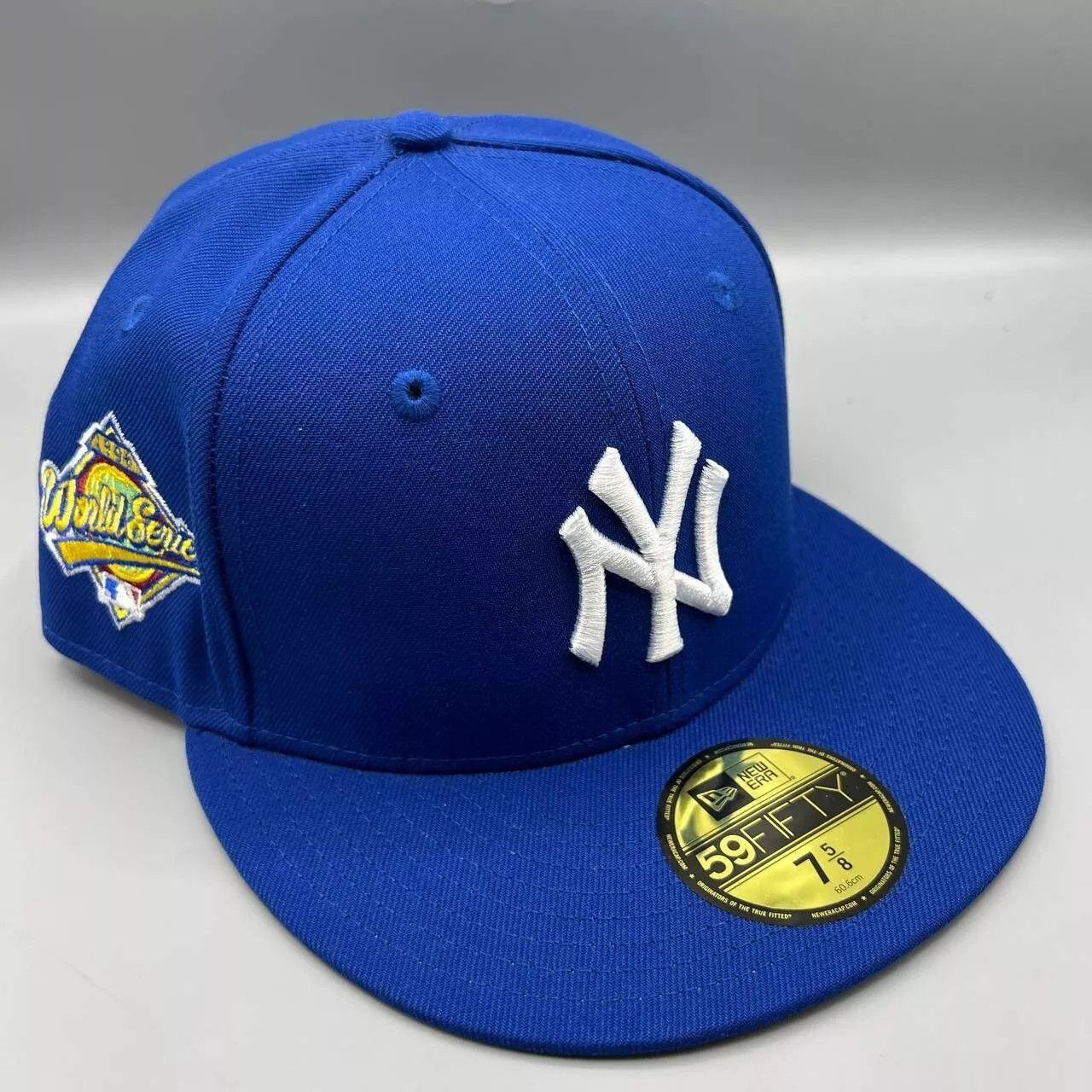 New Era New York Yankees Hat Men 7 5/8 59Fifty New Era MLB Fitted Size ONE SIZE - 1 Thumbnail