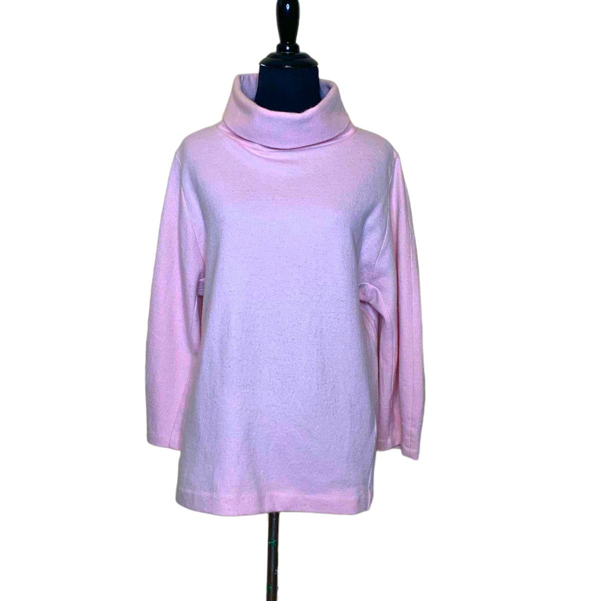 Cos COS pink wool cotton turtle neck oversize sweater size XS Size XS / US 0-2 / IT 36-38 - 1 Thumbnail