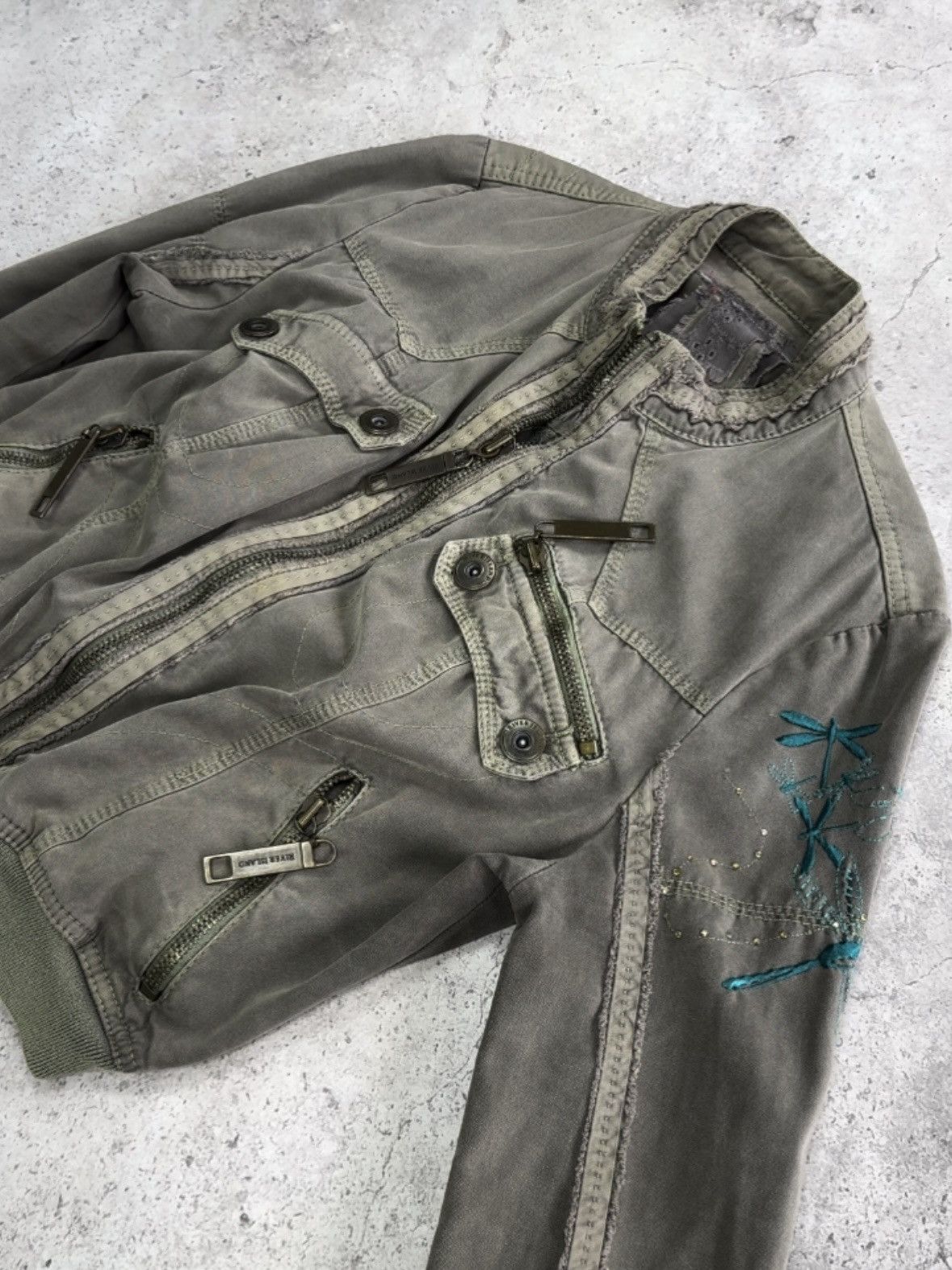 Japanese Brand Vintage Cropped Distressed Faded Cargo LGB Style Jacket Size US S / EU 44-46 / 1 - 2 Thumbnail