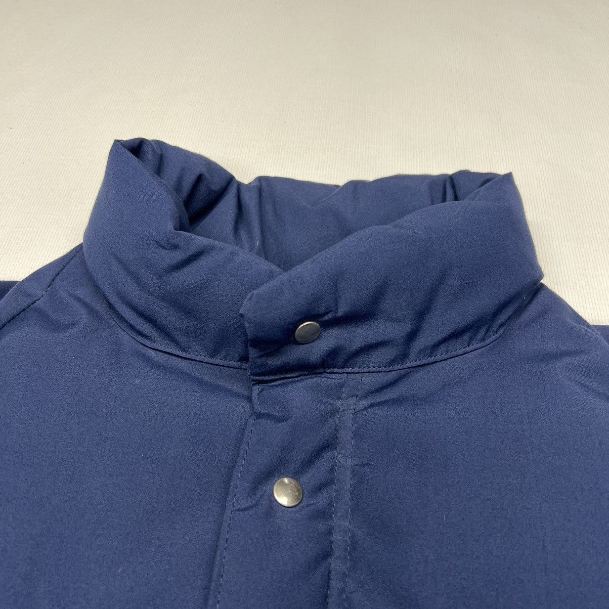 Vintage VTG 10X Down Jacket Blue Puffer Coat Zip Pocket Work Retro Size US XL / EU 56 / 4 - 4 Thumbnail