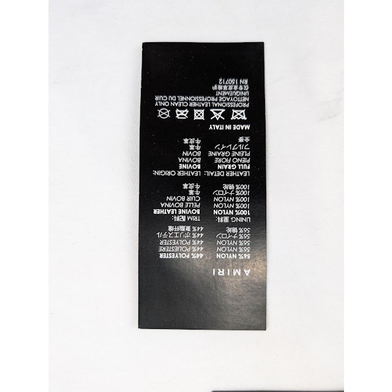 Amiri o1rshd1 Size: OS / Nylon Beauty Case in Black Size ONE SIZE - 14 Thumbnail