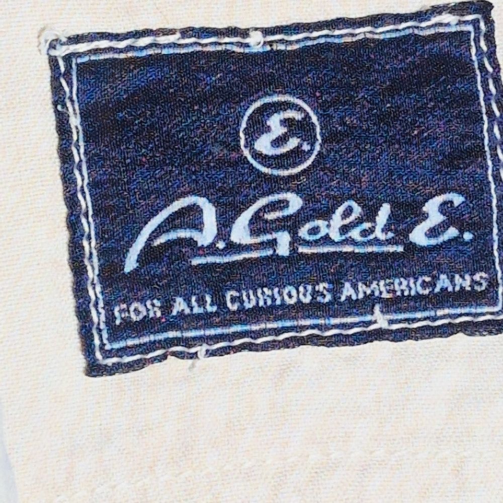 Agolde Agolde Dylan sz M Button Down Shirt Tan A.Gold.E Lyocell Size M / US 6-8 / IT 42-44 - 3 Thumbnail