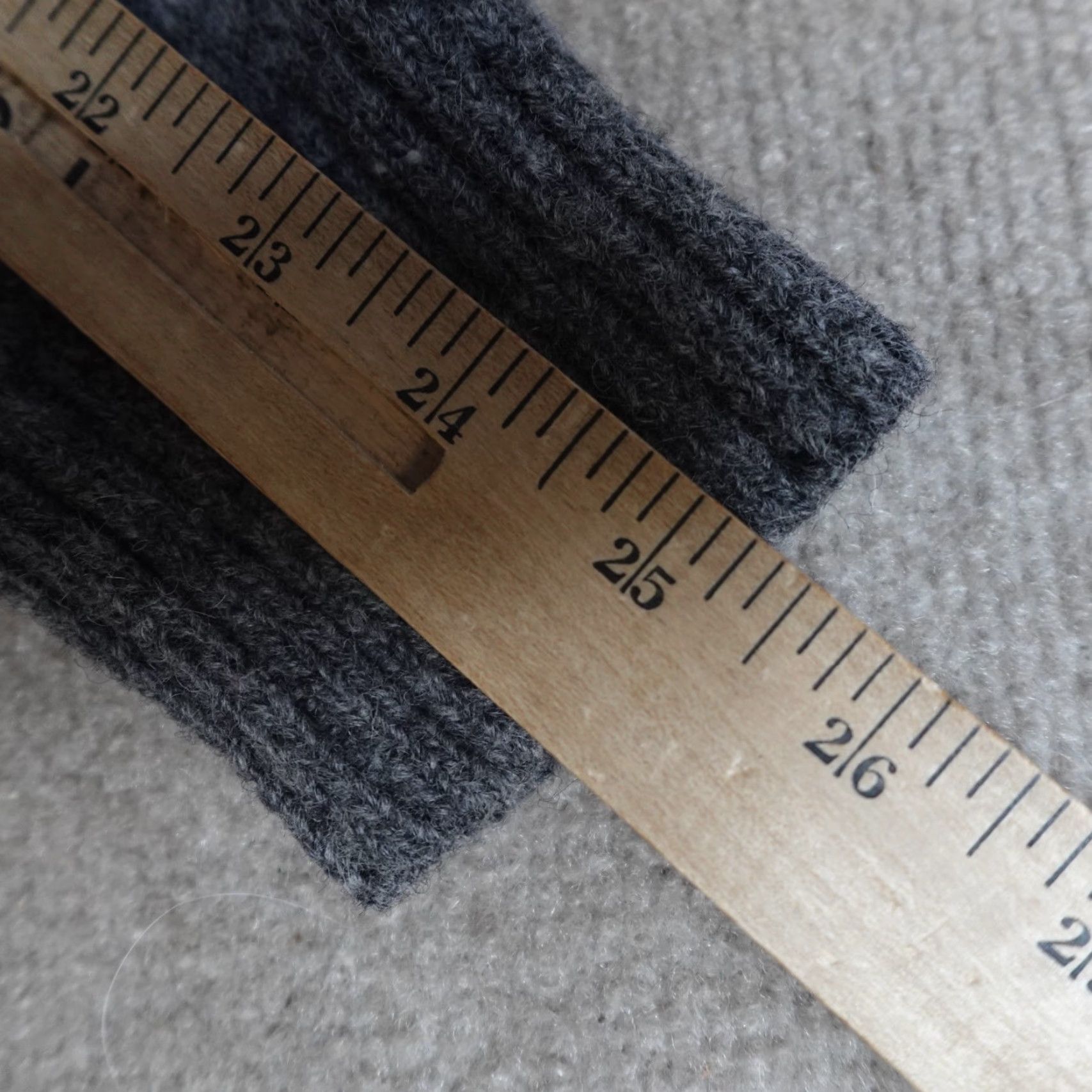 Vintage LL Bean Sweater Medium Gray Shetland Wool Ragg Elbow Patches 1/4 Zip Size US M / EU 48-50 / 2 - 8 Thumbnail