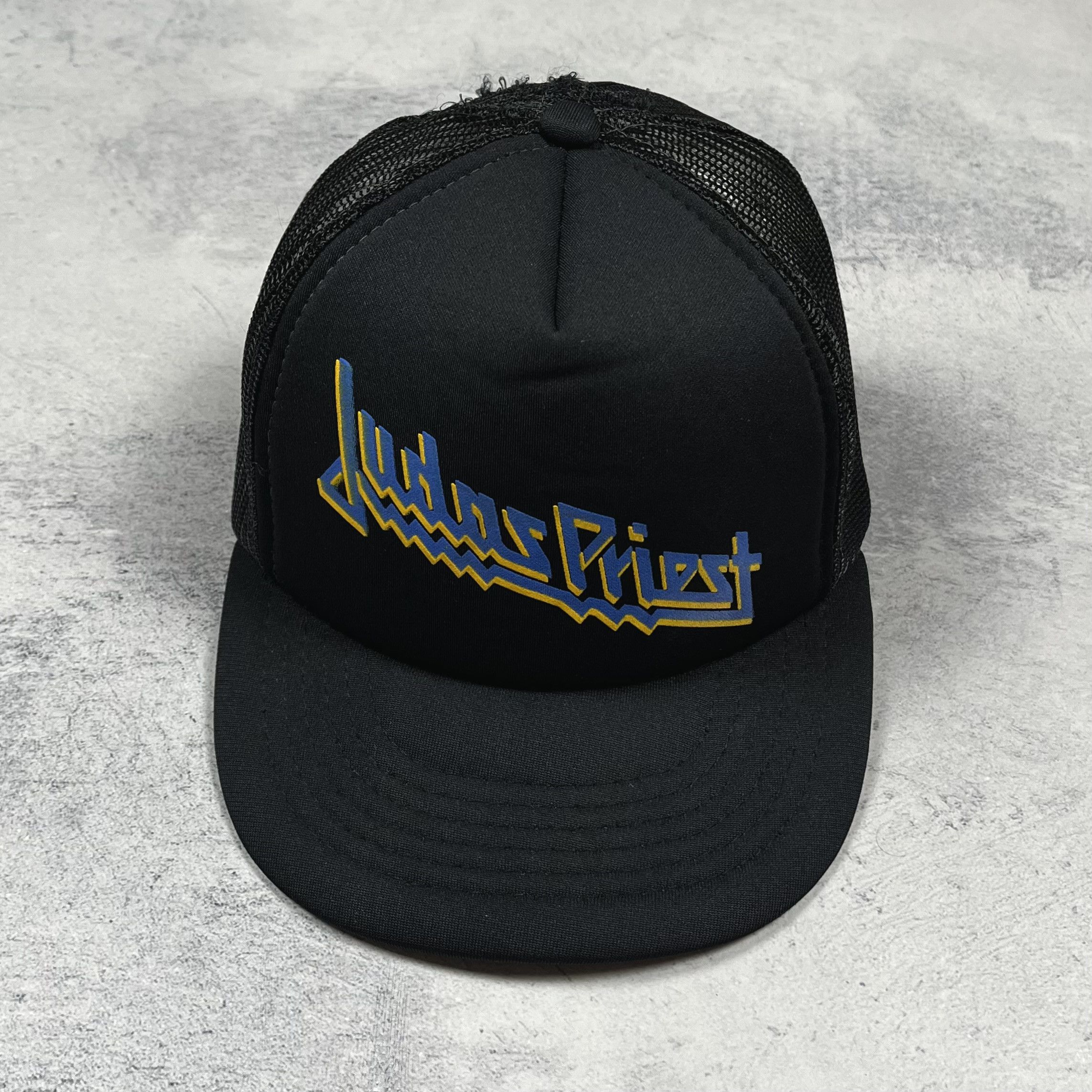 Band Tees Vintage Judas Priest Rock Band Trucker Hat 80’s Size ONE SIZE - 2 Thumbnail