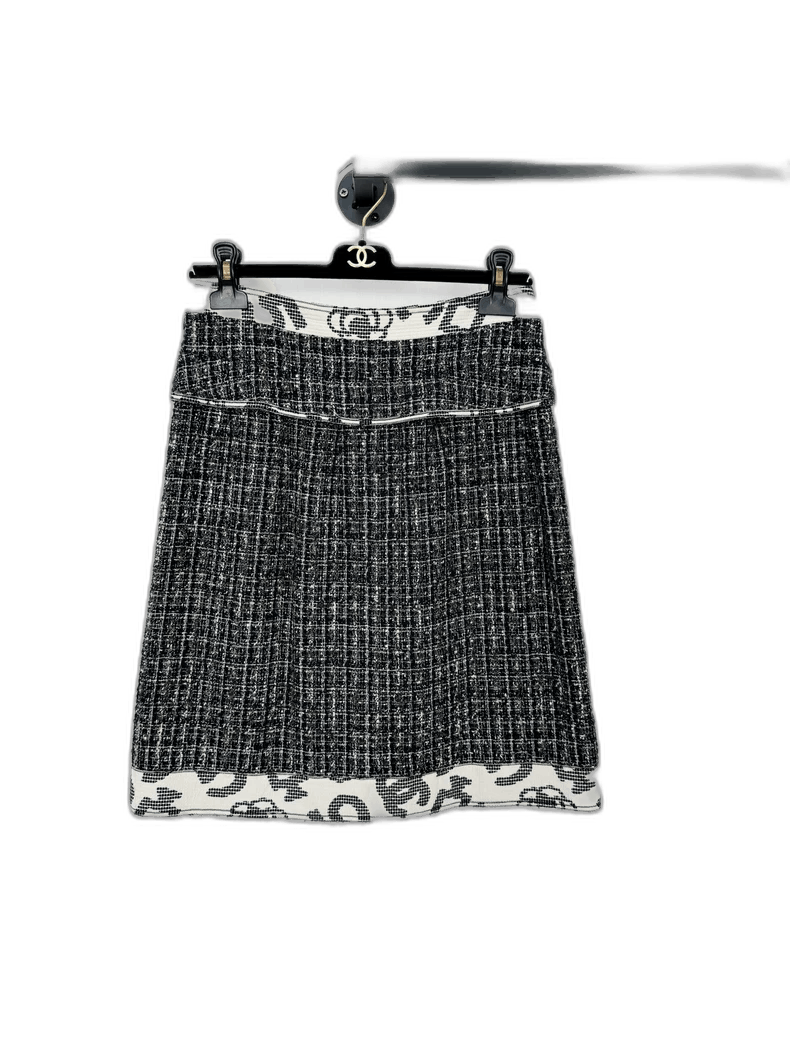 Chanel Chanel Tweed Skirt Size 38 With Logo Hem -2505 Size 37" - 1 Thumbnail