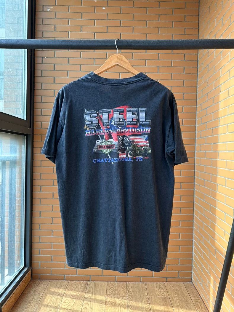 Vintage VintageTee 90s Harley 2505-Nextarrow Size US XL / EU 56 / 4 - 2 Thumbnail
