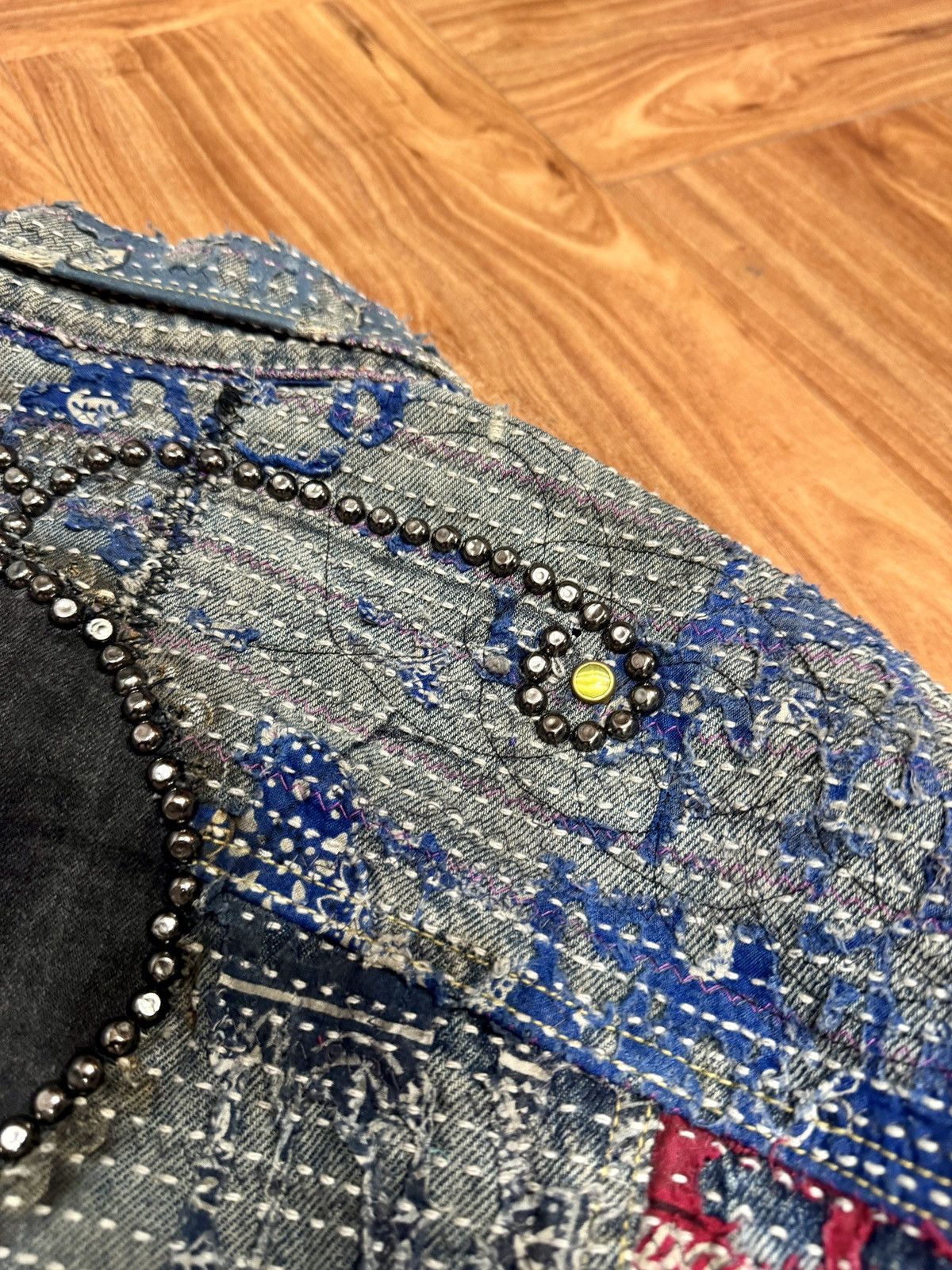 BORO Denim Vintage Sashiko Jacket Boro kapital supreme asap vtg Size US XL / EU 56 / 4 - 12 Thumbnail