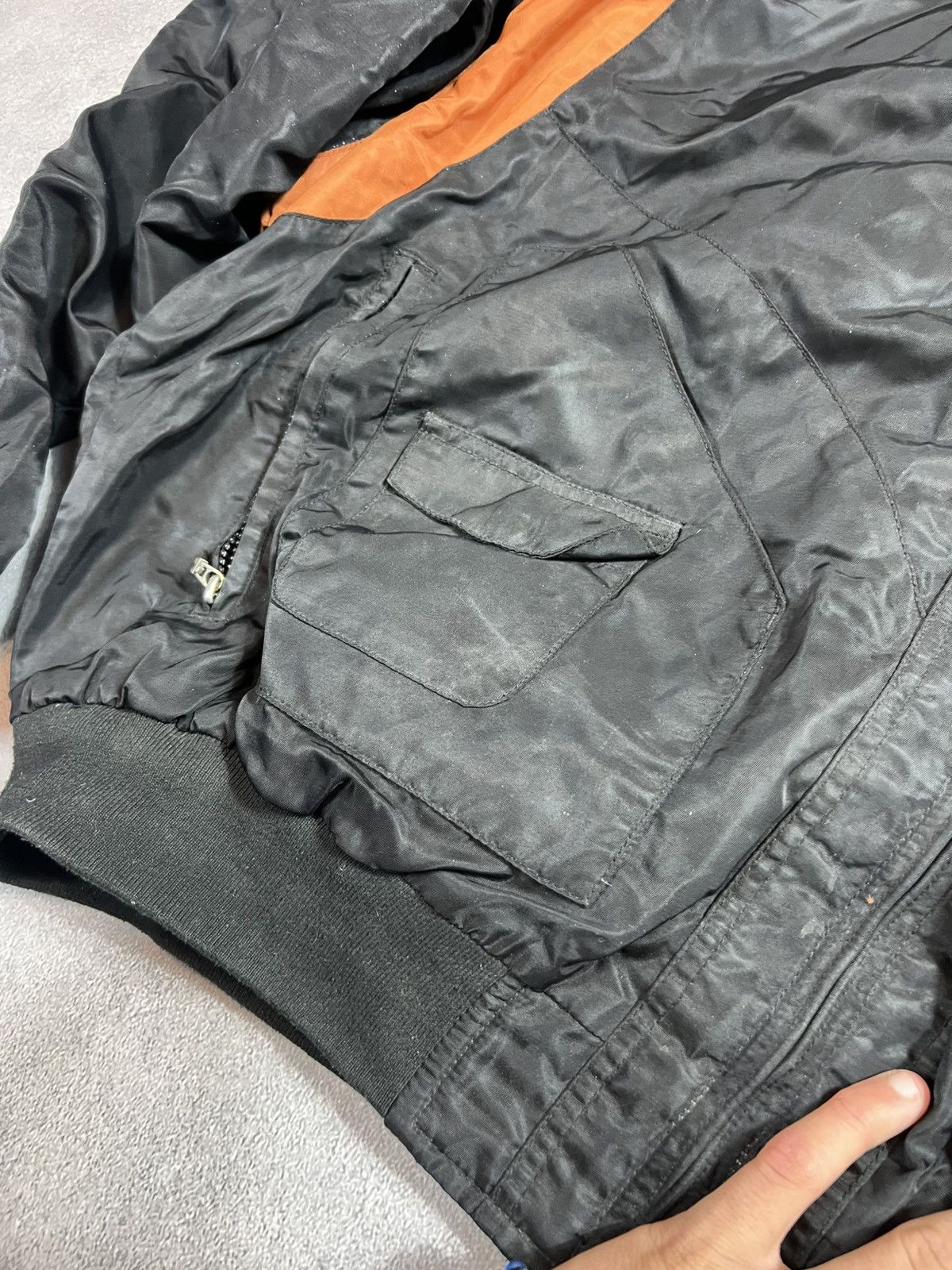 Harley Davidson 🔥VINTAGE Y2K HYPE HARLEY-DAVIDSON NYLON BOMBER MENS JACKET Size US XXL / EU 58 / 5 - 10 Thumbnail