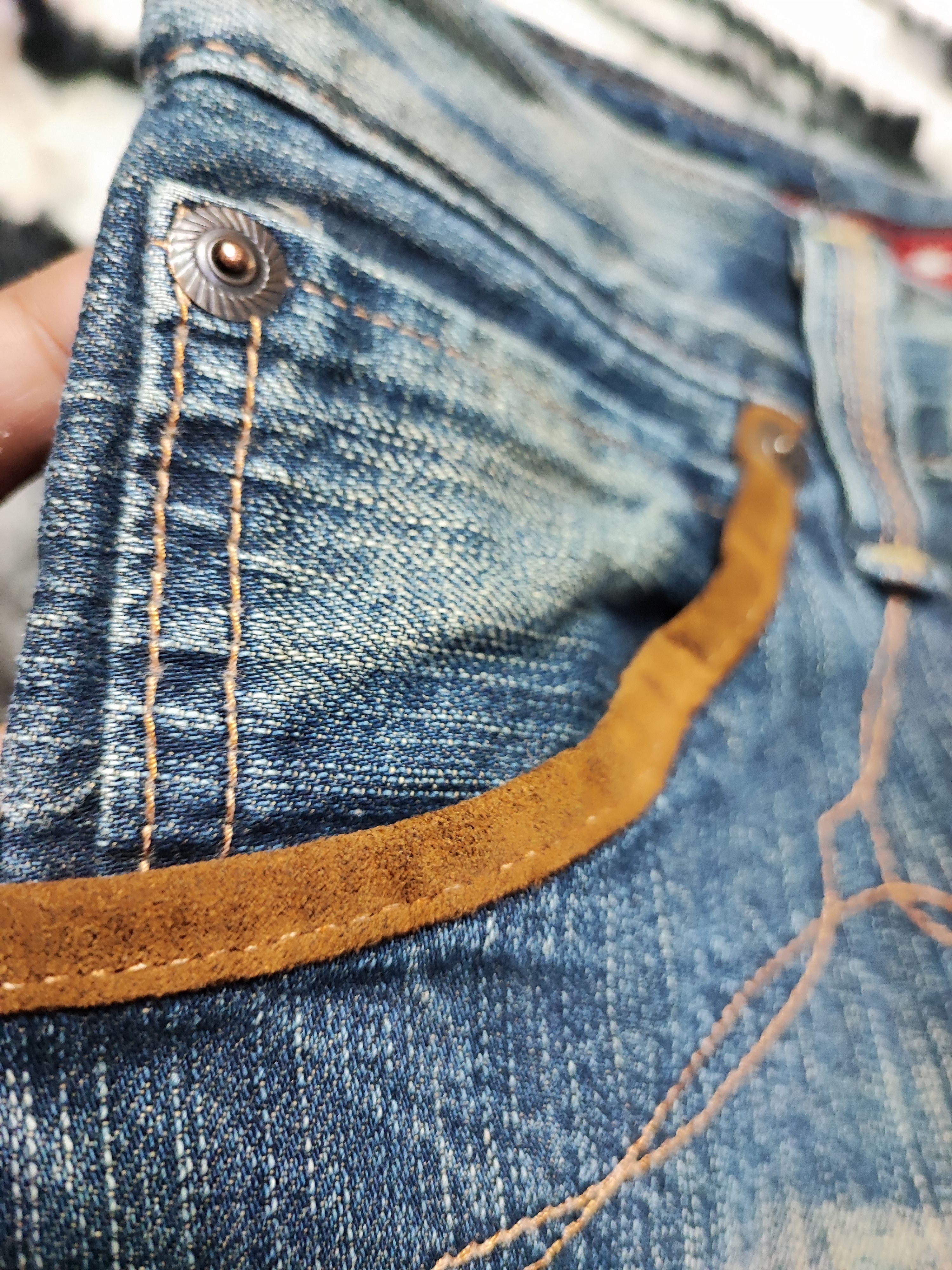 Edwin Edwin XV Vintage Rusty Distress Faded Size US 28 / EU 44 - 12 Thumbnail