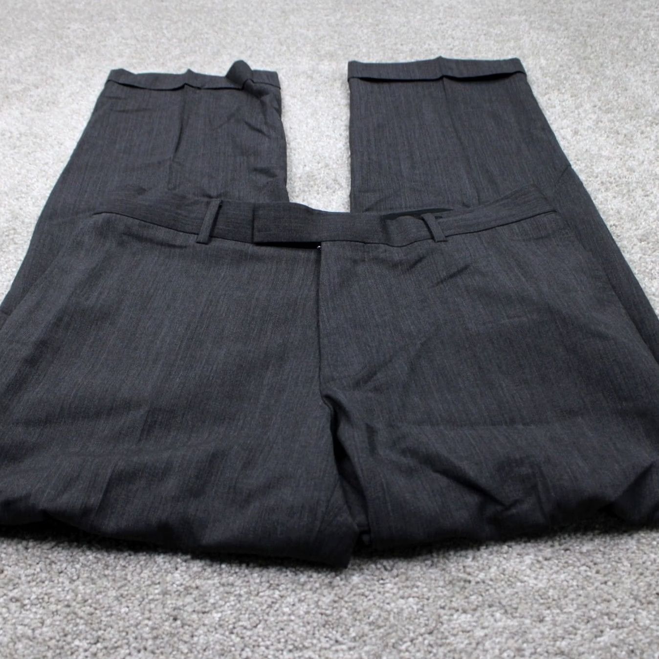 Hugo Boss Hugo Boss Pants Mens 33x30 Gray Wool Stretch Cuffed Flat Front James Brown Size US 33 - 2 Thumbnail