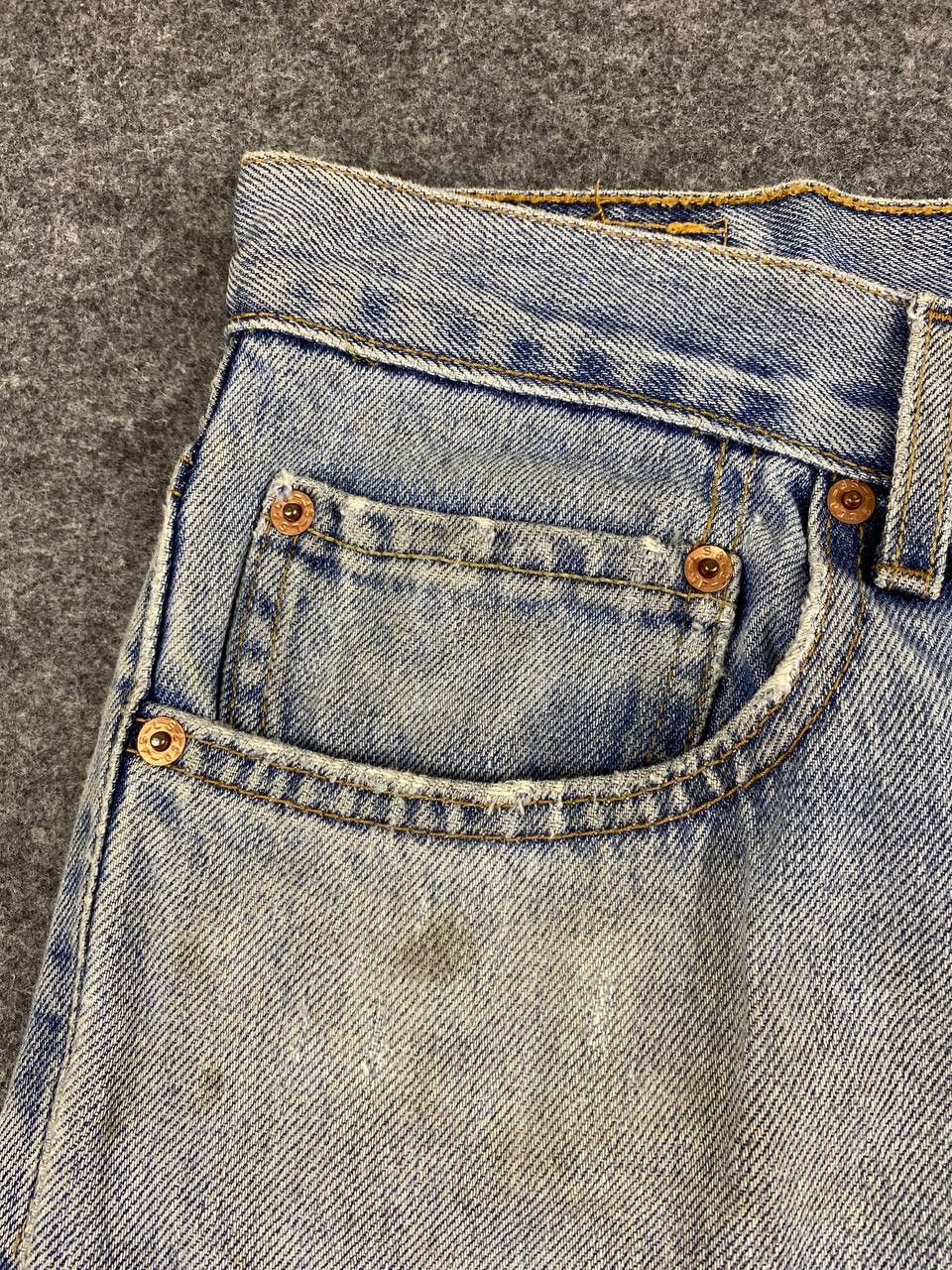 Levi's vintage levis 550 relaxed fit denim nice design Size US 34 / EU 50 - 9 Thumbnail
