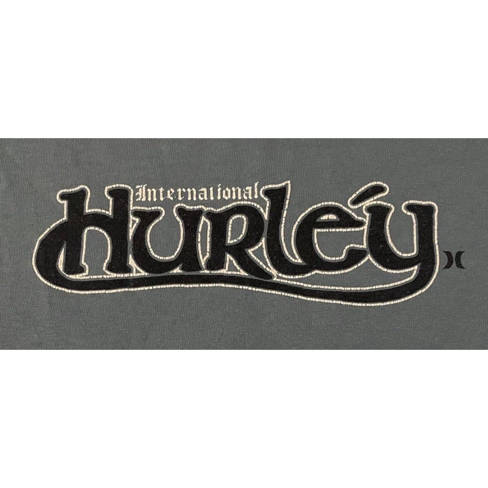 Quiksilver VINTAGE Hurley T-Shirt M Blue Distressed Surf Skate 90s Y2K Grunge Ocean Beach Billabong Thrashed USA Rock Retro Gear Mens Size US M / EU 48-50 / 2 - 2 Thumbnail