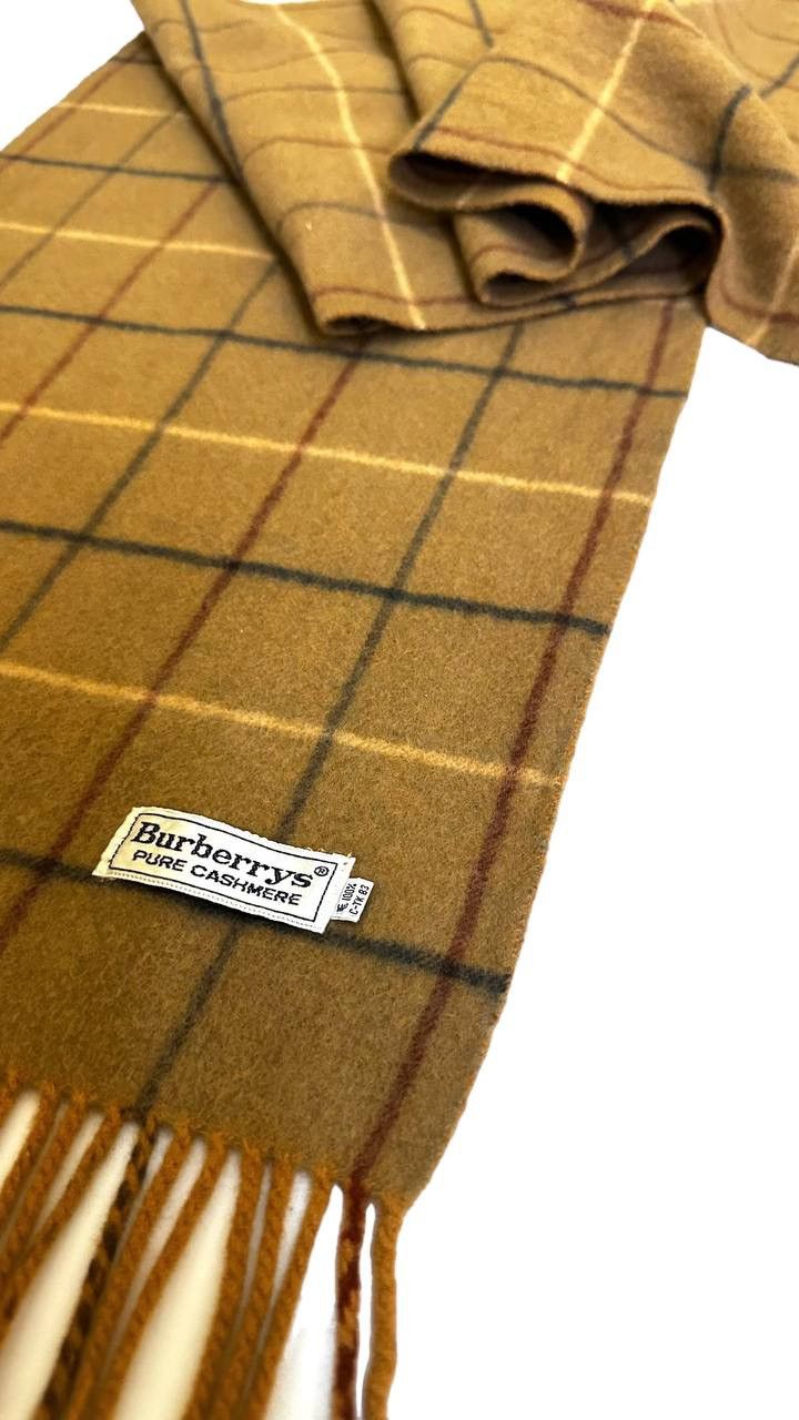 Burberry Burberrys Vintage CASHMERE Scarf / Muffler Size ONE SIZE - 5 Thumbnail
