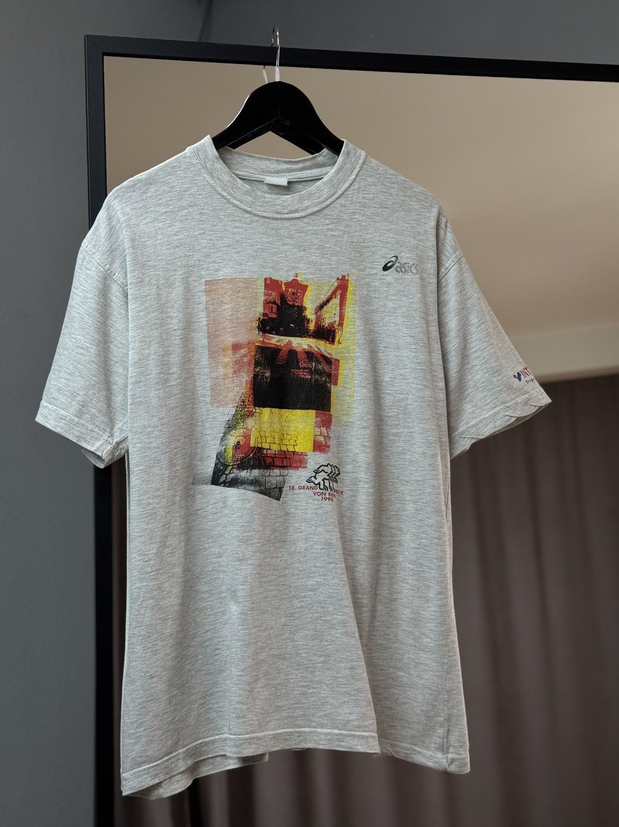 Asics Vintage Asics Grand Prix Von Bern 1999 T-shirt Size US L / EU 52-54 / 3 - 1 Thumbnail