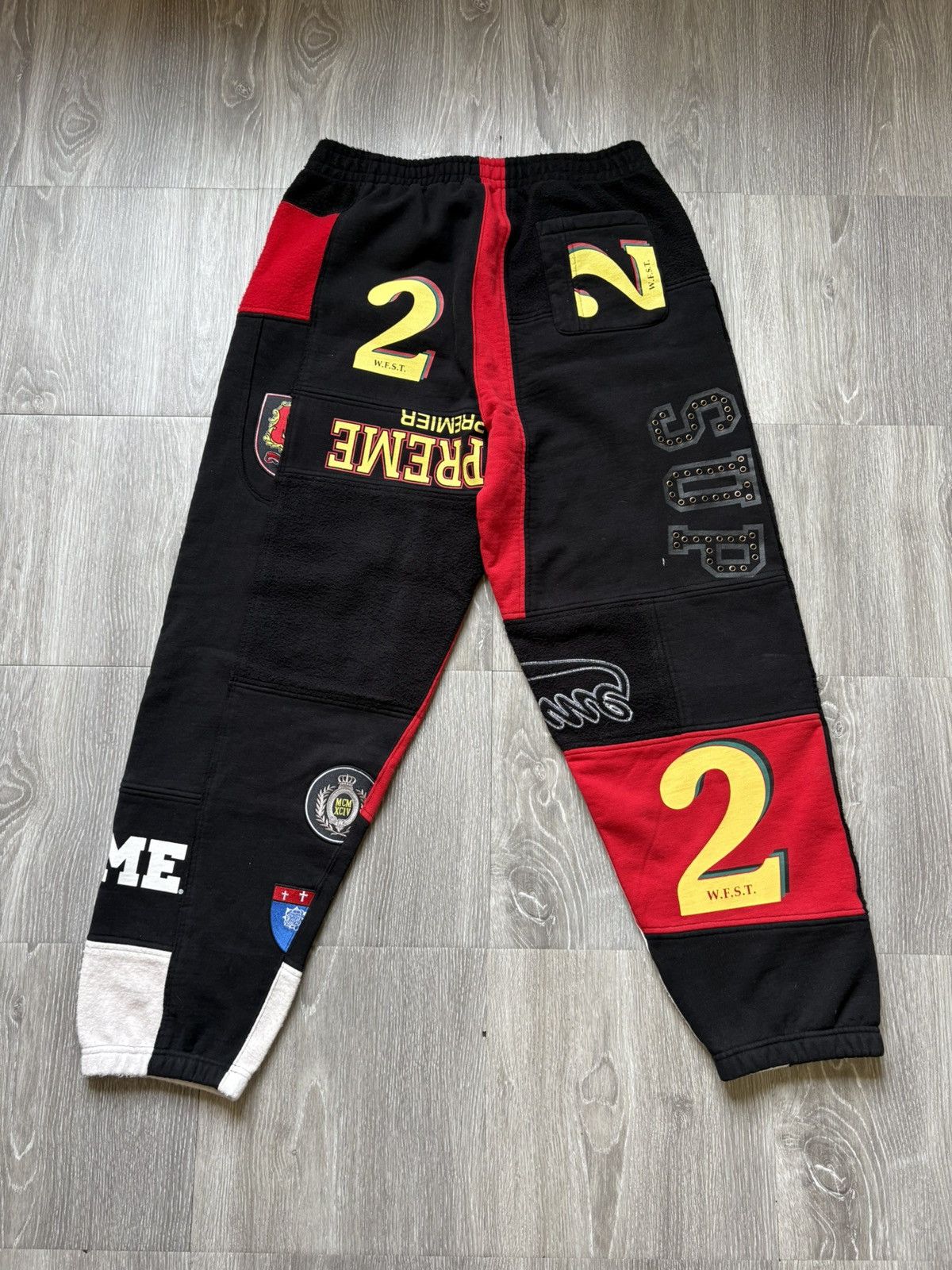Supreme Supreme Black Patchwork Pants SS25 Size US 34 / EU 50 - 4 Thumbnail