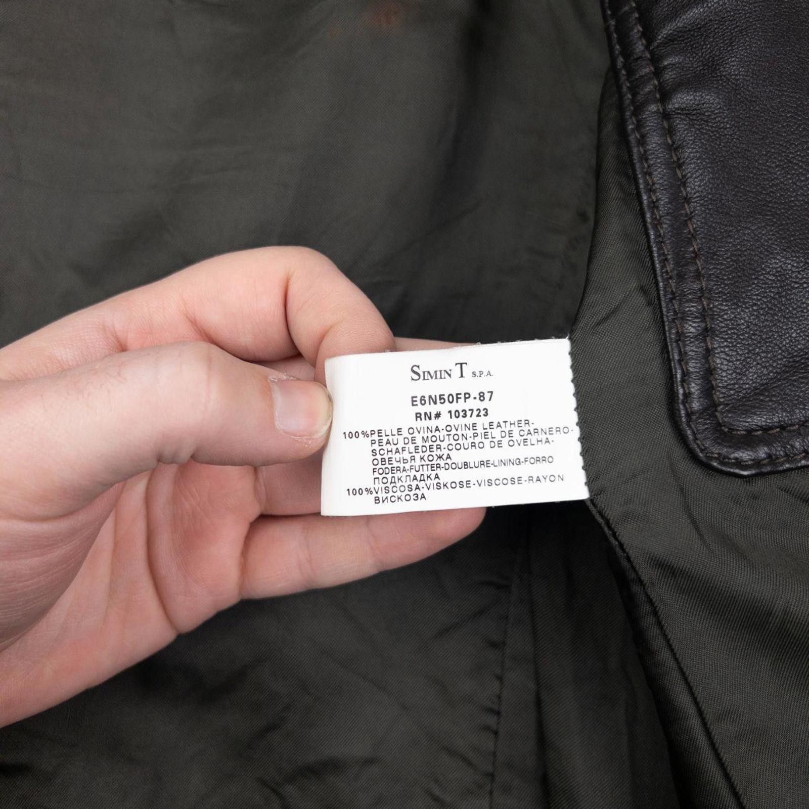 Other Vintage Armani Jeans Zip Up Leather Jacket Size M Size US M / EU 48-50 / 2 - 7 Thumbnail