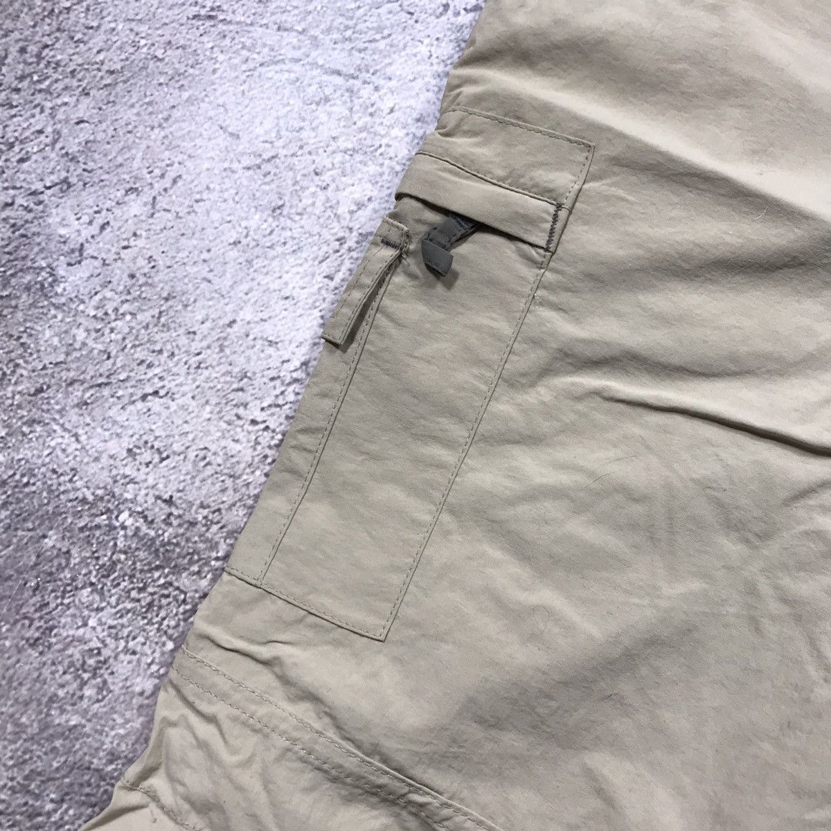 Vintage Vintage 90s Baggy Cargo Pants Distressed Parachute Grunge 29 Size 29" - 3 Thumbnail
