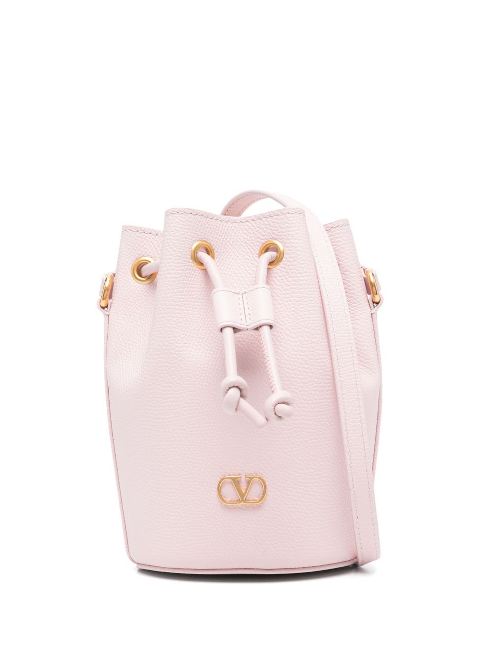 Valentino VLOGO SIGNATURE MINI LEATHER BUCKET BAG Size ONE SIZE - 1 Thumbnail