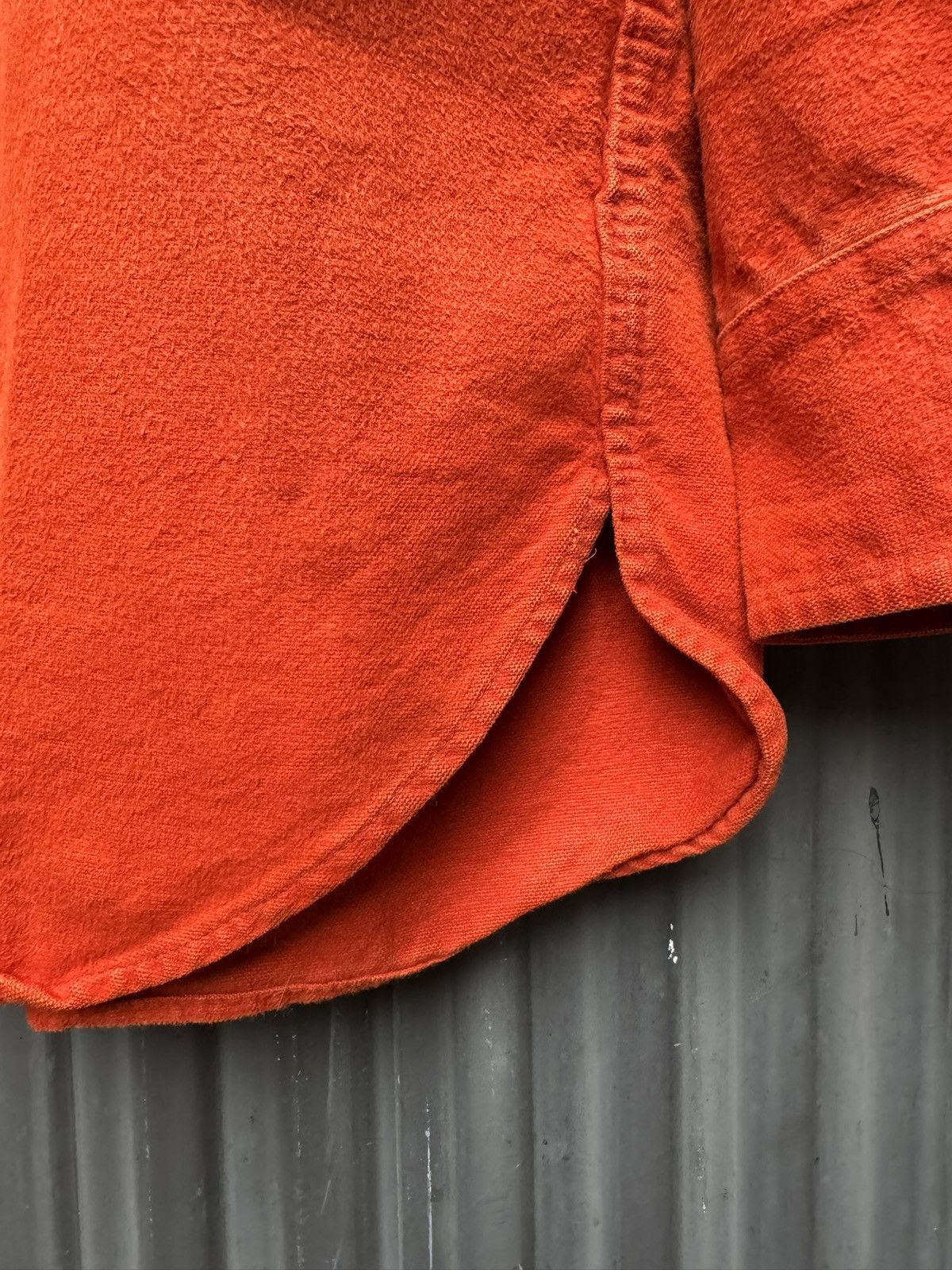 Woolrich Woolen Mills Vintage Woolrich Wool Work Shirt — Orange Brushed Flannel Size US M / EU 48-50 / 2 - 5 Thumbnail