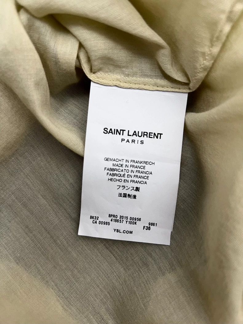 Saint Laurent Paris Saint laurent paris 16 Spring/Summer Linen Lace Woven Tulle Size XS / US 0-2 / IT 36-38 - 5 Thumbnail
