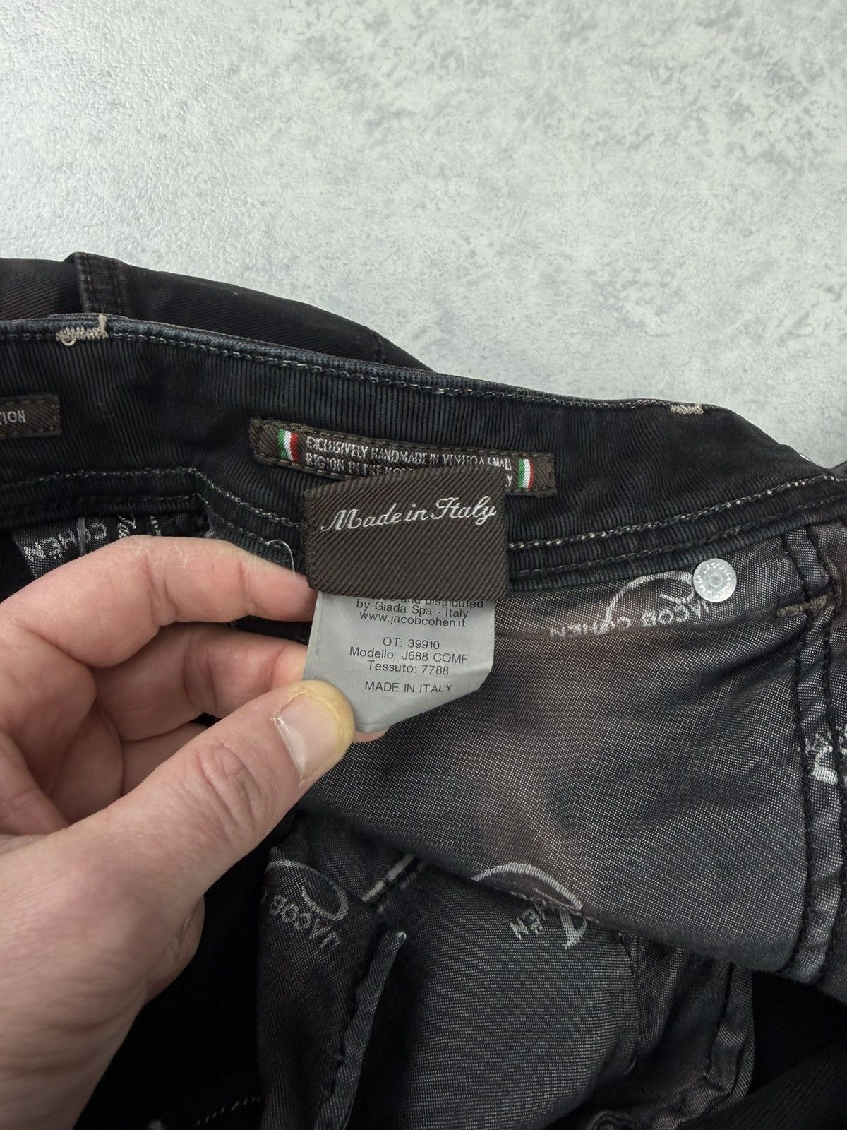 Jacob Cohen Jacob Cohen J688 Comfort Handmade Bleached Jeans Size 33 Size US 33 - 17 Thumbnail