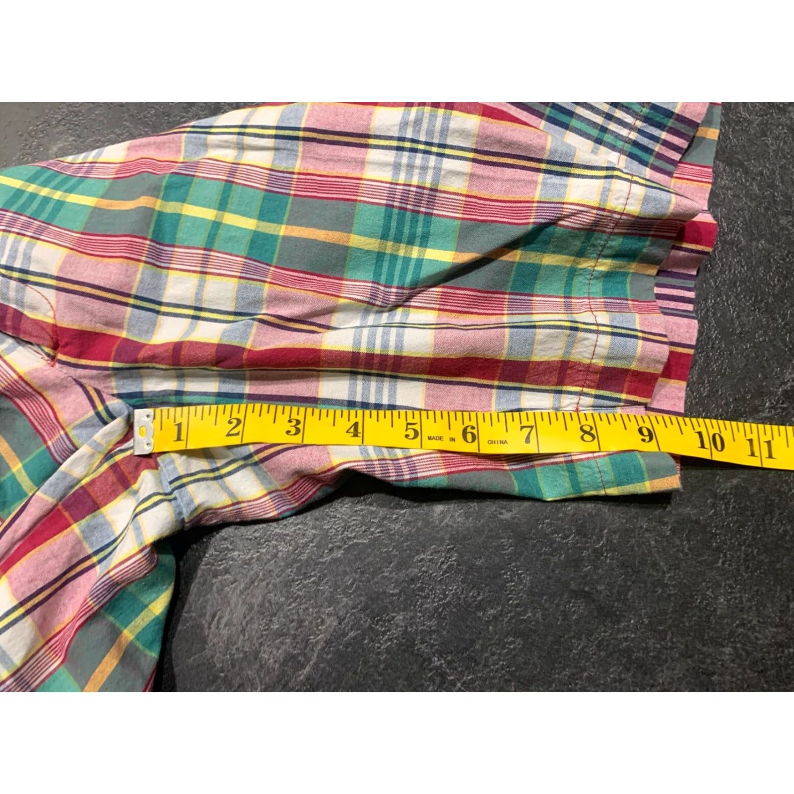 Polo Ralph Lauren VINTAGE Polo Ralph Lauren Men Shorts 34 Cotton Madras Plaid Summer Casual Preppy Chino 8" Inseam Size US S / EU 44-46 / 1 - 5 Thumbnail