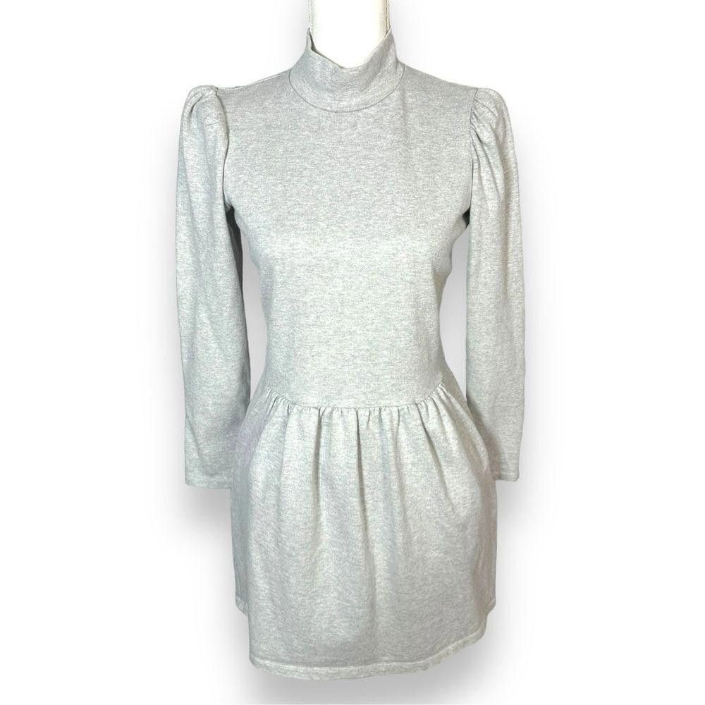 Designer La Vie Rebecca Taylor Long Sleeve Jersey Dress s Size S / US 4 / IT 40 - 1 Thumbnail
