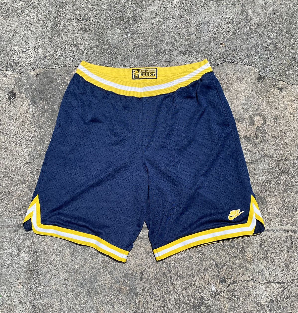 Hype Nike Streetwear Vintage Y2K Nike Supreme Court Loose Fit Shorts Grailed