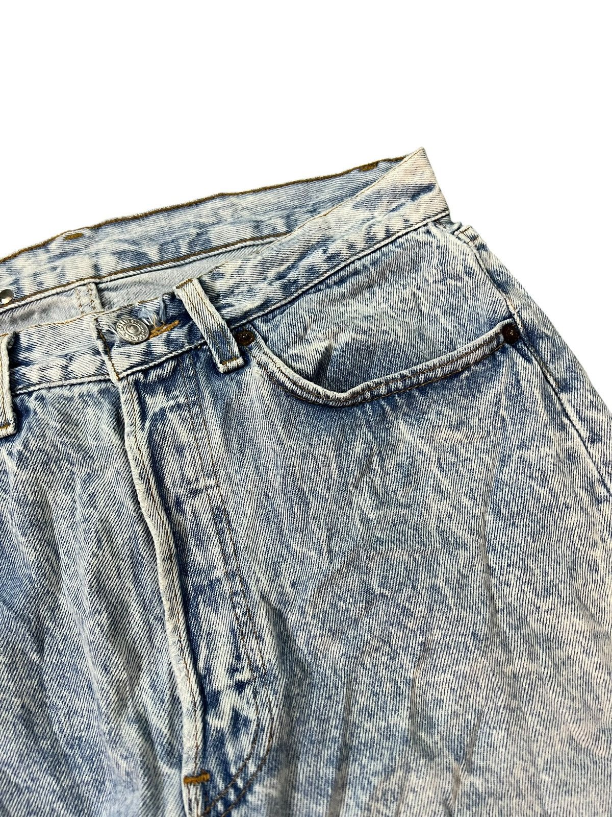 Levi's 80’s Distressed Levi’s 501 Acid Wash Rare Jean Size US 30 / EU 46 - 11 Thumbnail