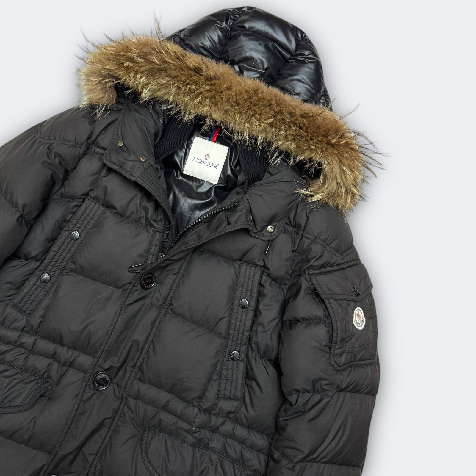 Moncler Moncler GABRIEL men’s fur parka Size US M / EU 48-50 / 2 - 2 Thumbnail