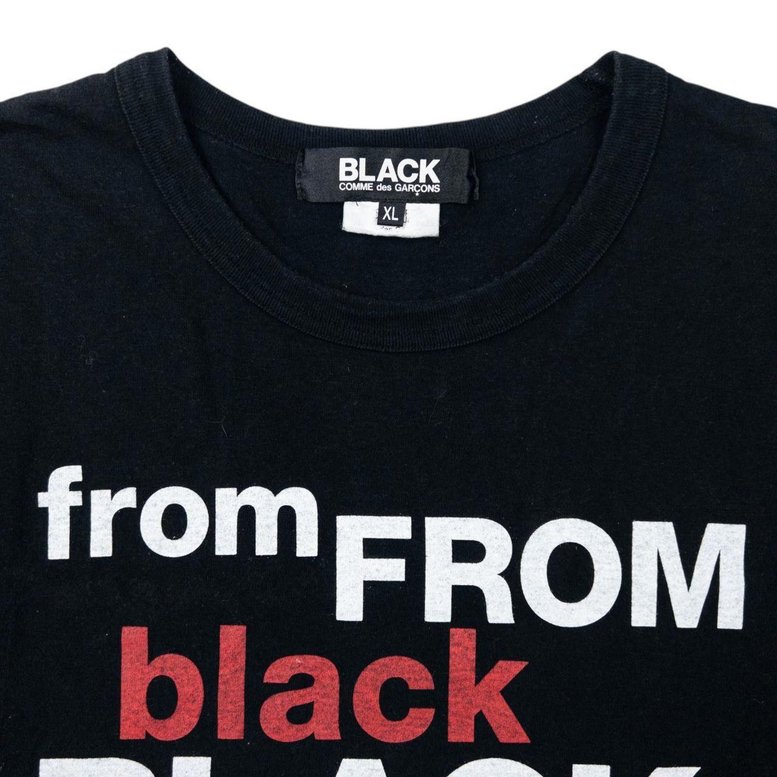 Comme des Garcons Vintage Comme Des Garçons BLACK Graphic T Shirt Size M Size US M / EU 48-50 / 2 - 3 Thumbnail