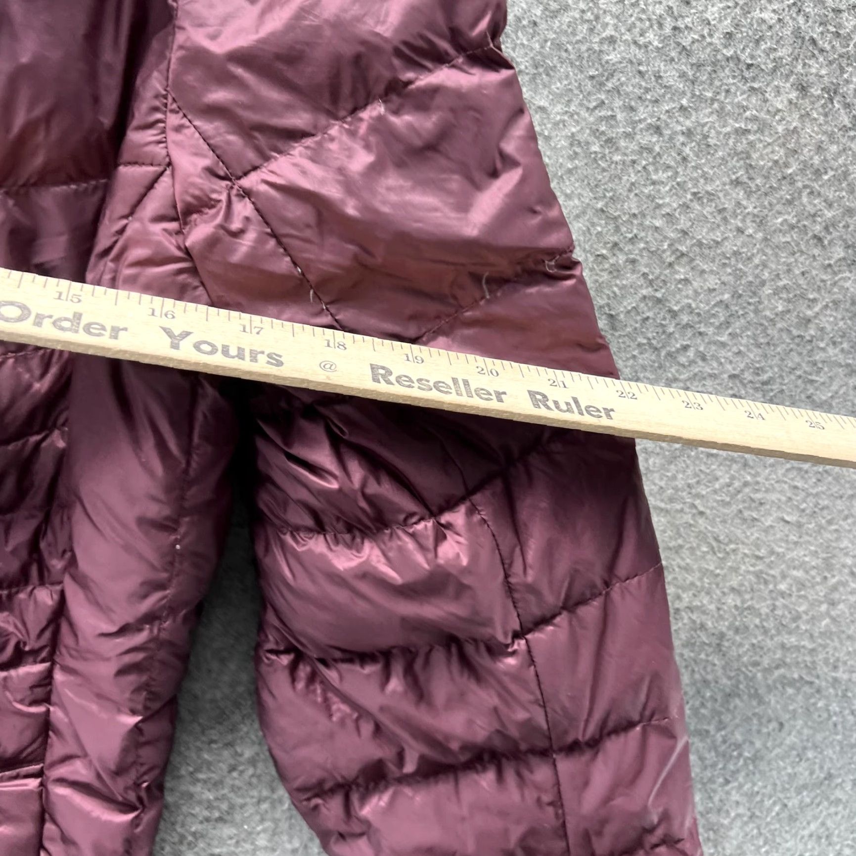 Abercrombie & Fitch Abercrombie & Fitch Jacket Women Small Burgundy Full Zip Puffer Down Size S / US 4 / IT 40 - 7 Thumbnail