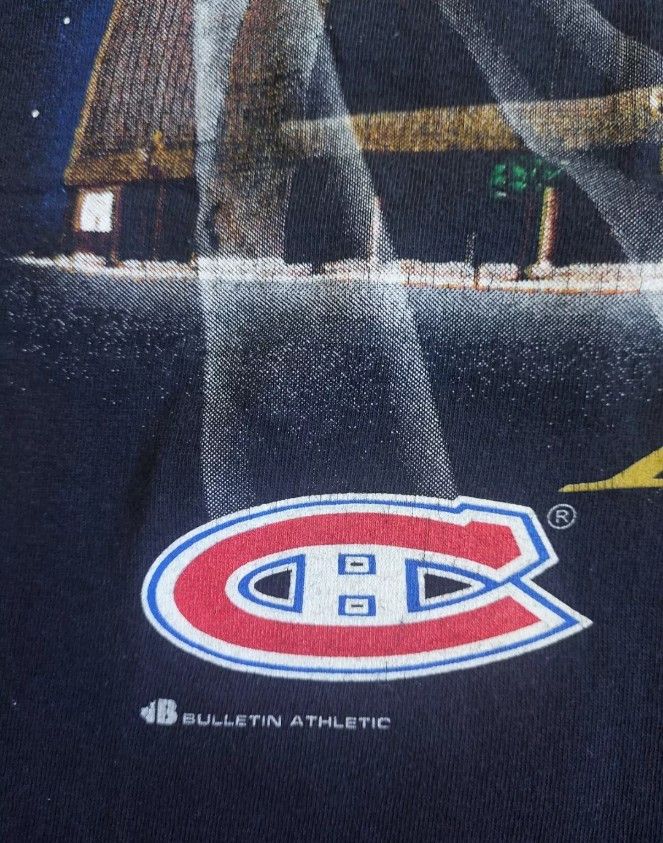 NHL × Vintage Vintage Montreal Canadian "Forum Last Call" 90s t- shirt Size US XL / EU 56 / 4 - 7 Thumbnail