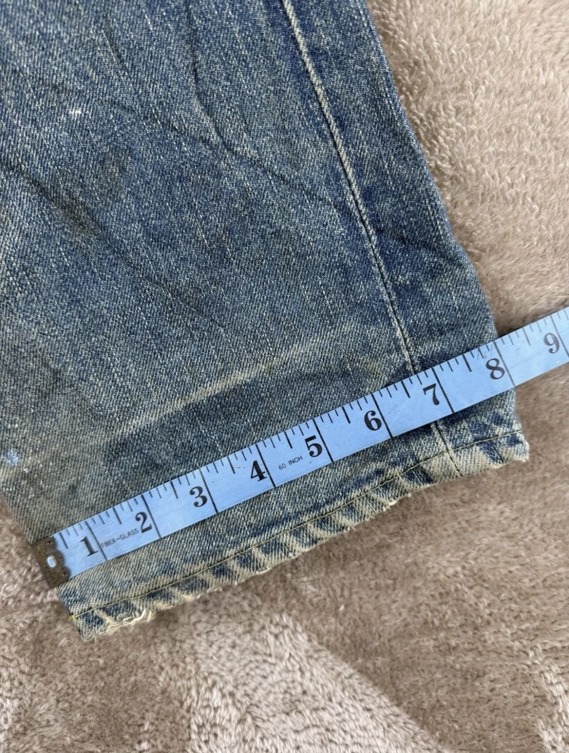 Levi's Vintage 90s Levi’s 701XX Big E Japan Made Buckle Back Size US 30 / EU 46 - 11 Thumbnail
