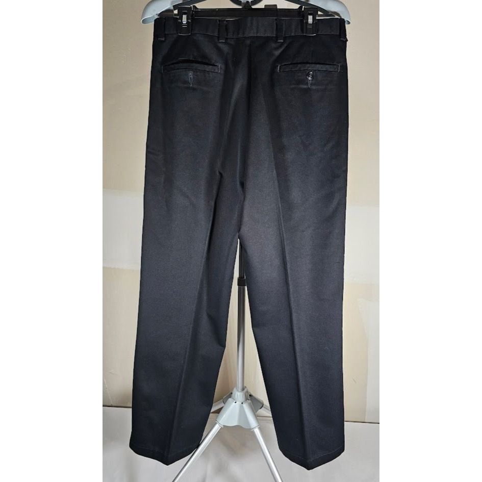 Dockers Dockers Recode Mens Black Pleated Chinos Straight Leg Size US 34 / EU 50 - 3 Thumbnail