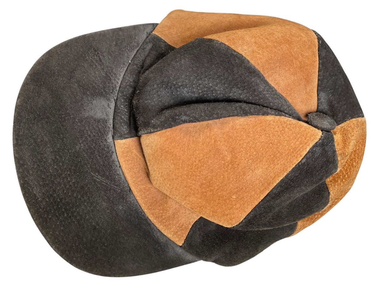 Vintage Vintage 90s Two-Tone Suede Cap Size ONE SIZE - 8 Thumbnail