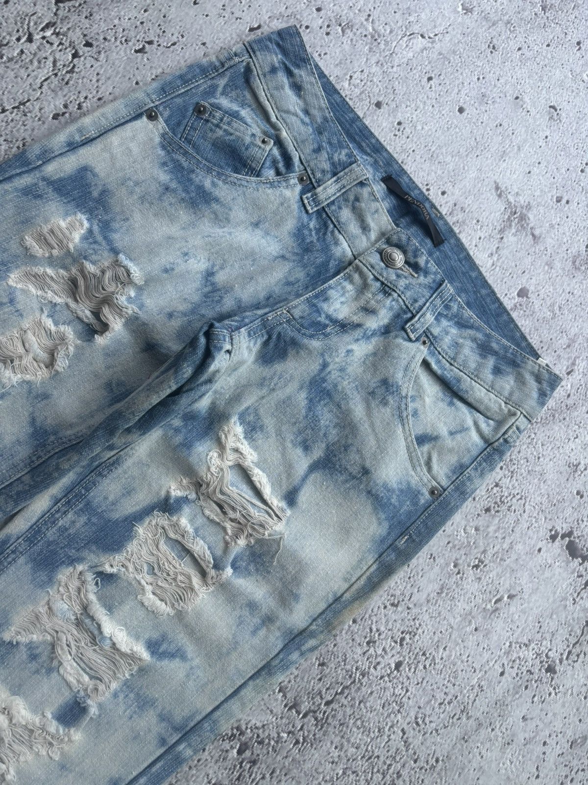 Hysteric Glamour Distressed denim pendora ifsixwasnine punk style Size US 31 - 6 Thumbnail