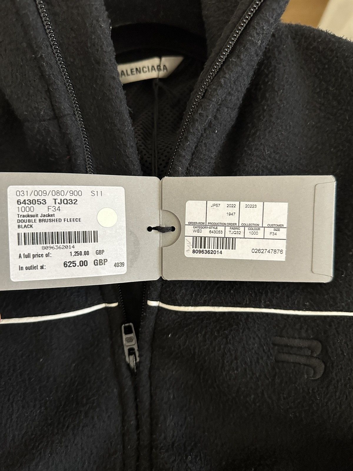 Balenciaga Balenciaga fleece jacket Size US L / EU 52-54 / 3 - 5 Thumbnail