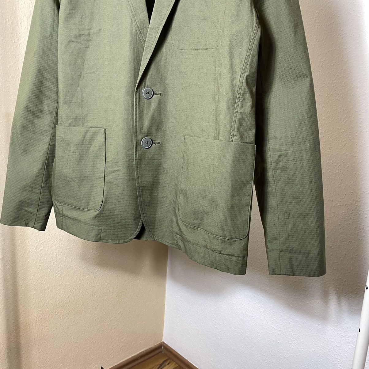Folk Cotton Blazer Folk Olive Size 48S - 5 Thumbnail