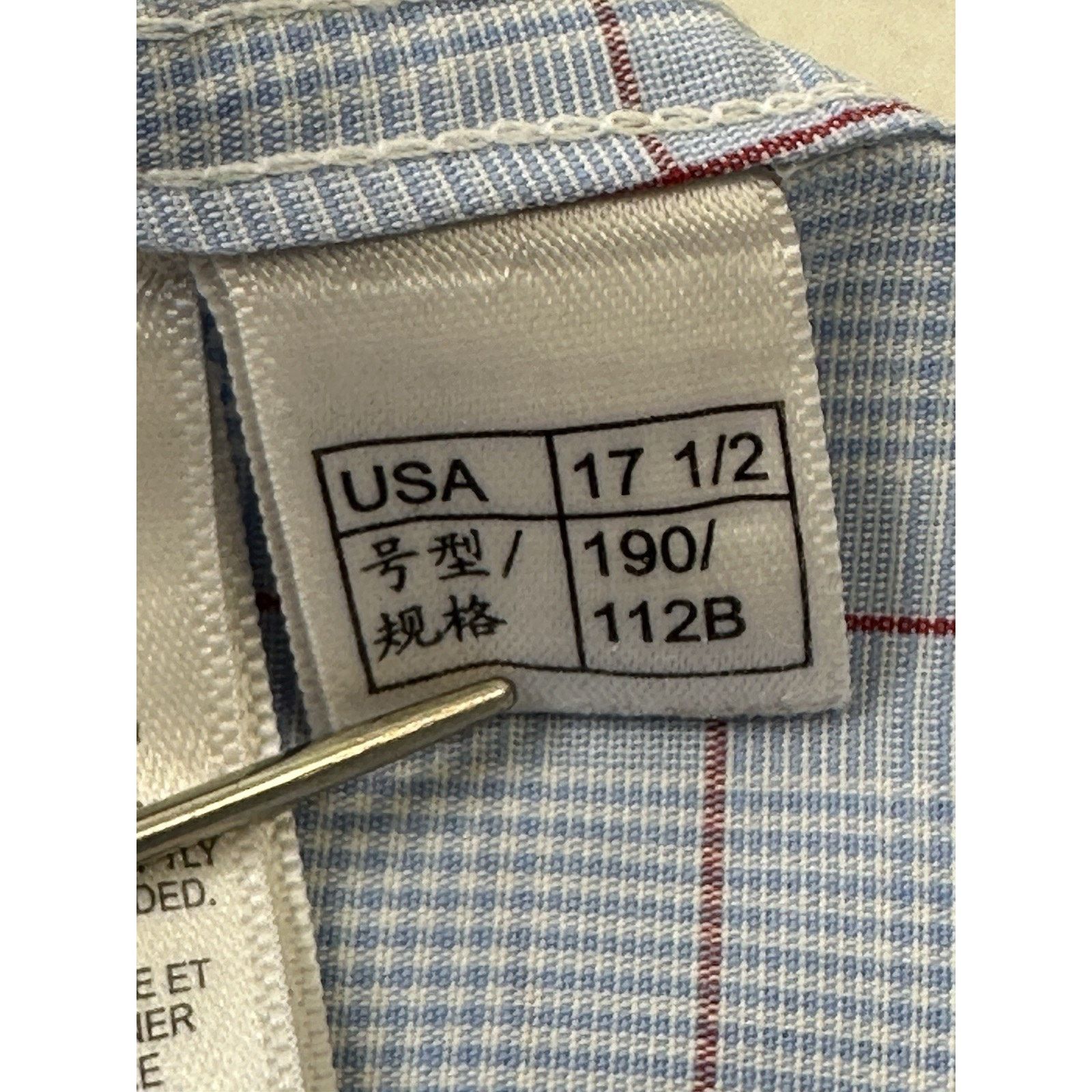 Brooks Brothers Brooks Brothers Regent 1818 Shirt Men 17.5 4/5 Blue XL check Size US XL / EU 56 / 4 - 8 Thumbnail