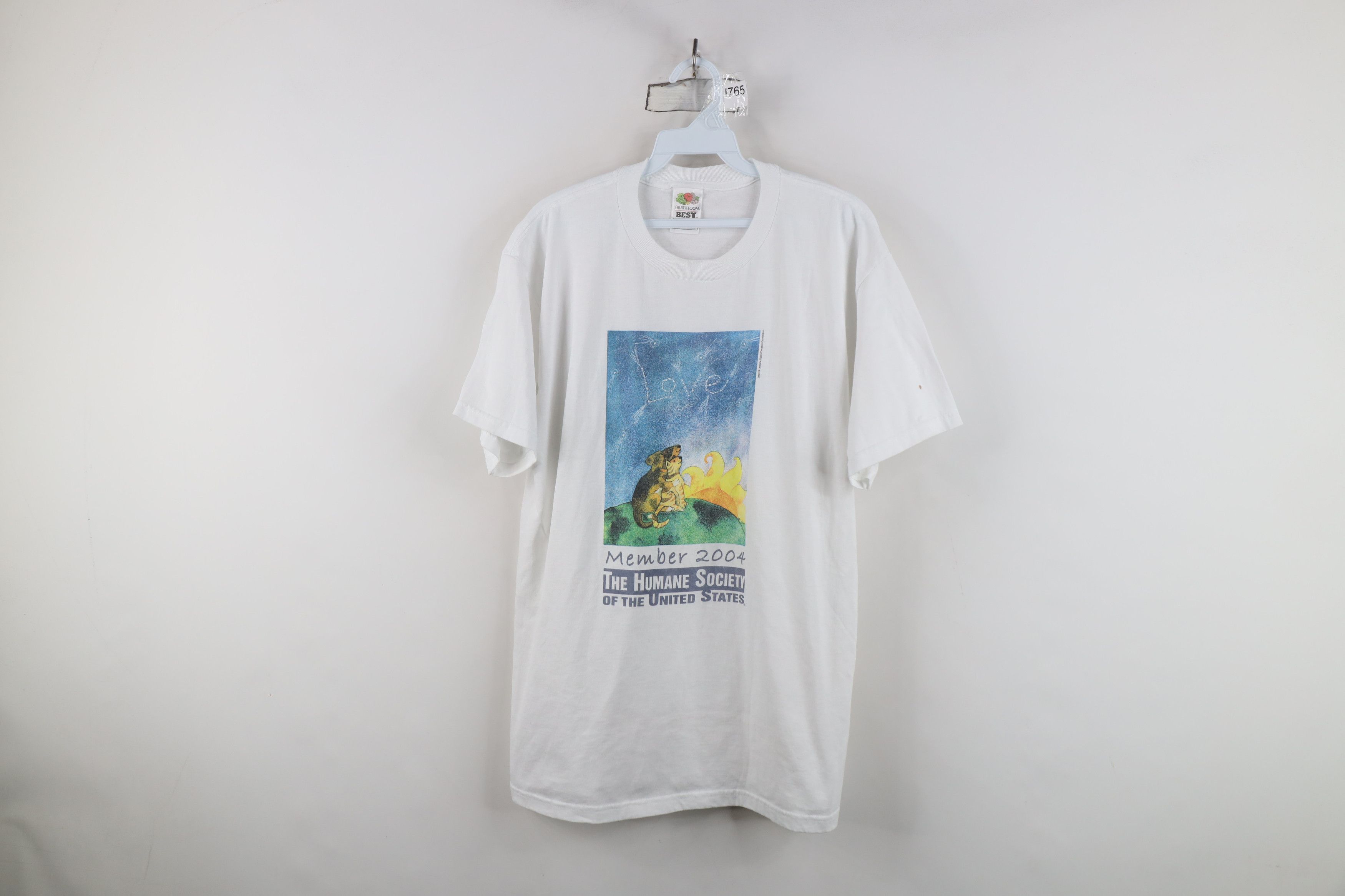 Vintage Vintage Y2K 2004 Society of the United States Animal T-Shirt Size US L / EU 52-54 / 3 - 1 Thumbnail