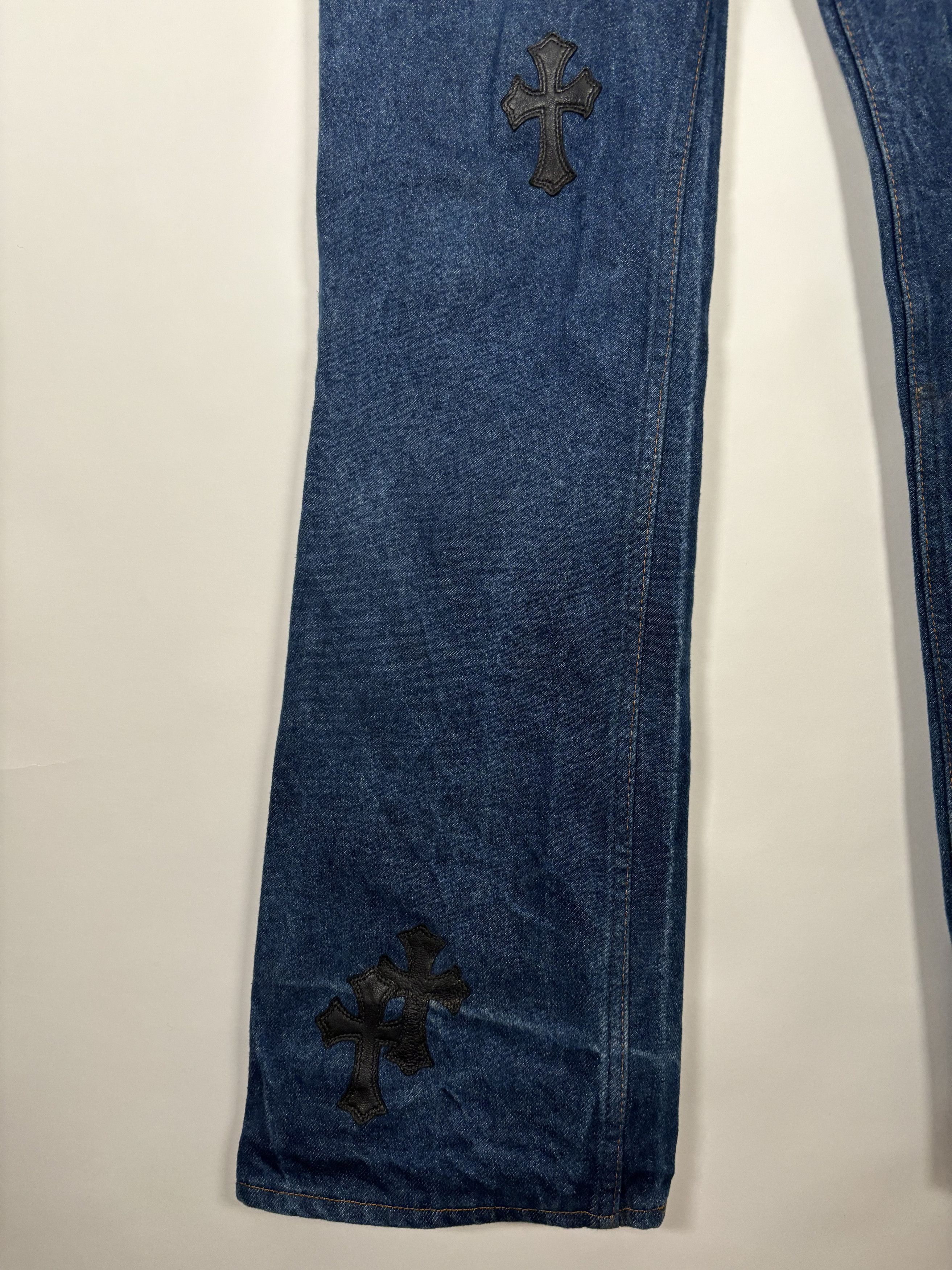Chrome Hearts 🚭 CLASSIC GRAIL 🚭 CHROME HEARTS VINTAGE PATCHED LEVI’S Size US 33 - 7 Thumbnail