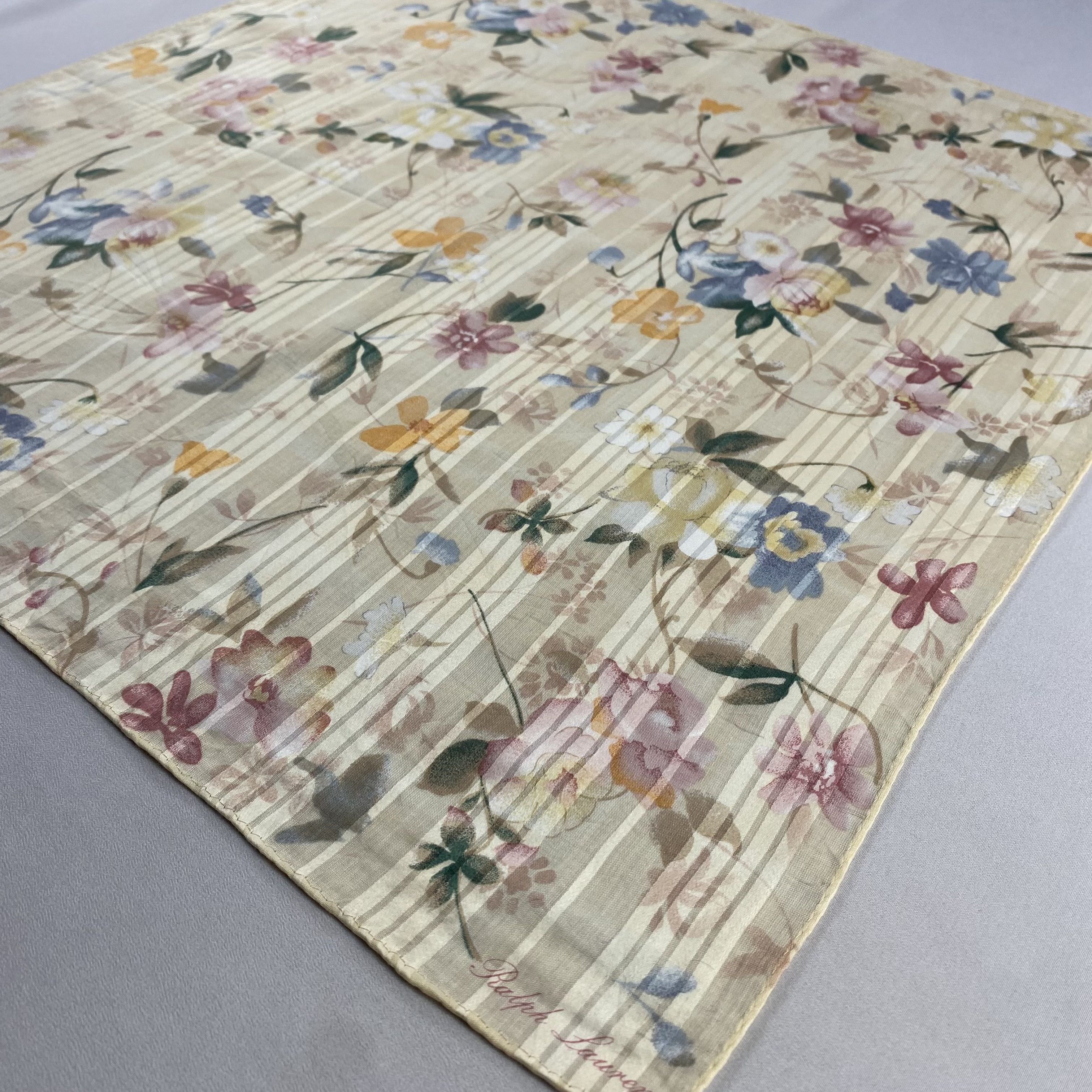 Ralph Lauren × Vintage Ralph Lauren Handkerchief / Neckerchief / Bandana-P1125 Size ONE SIZE - 2 Thumbnail