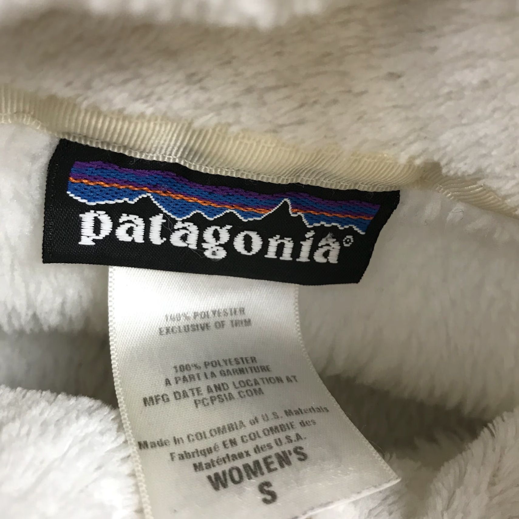 Patagonia Patagonia Jacket Womens Small Ivory Beige Purple Re Tool Zip Fleece Outdoor Size S / US 4 / IT 40 - 4 Thumbnail