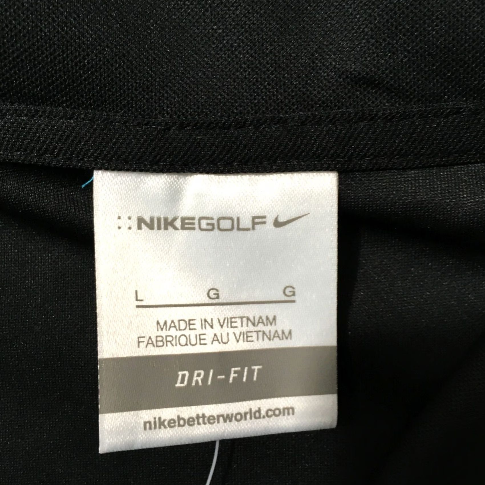 Nike Nike Polo Shirt Womens LARGE Black Dri Fit Golf SANTANA ROW Size L / US 10 / IT 46 - 3 Thumbnail