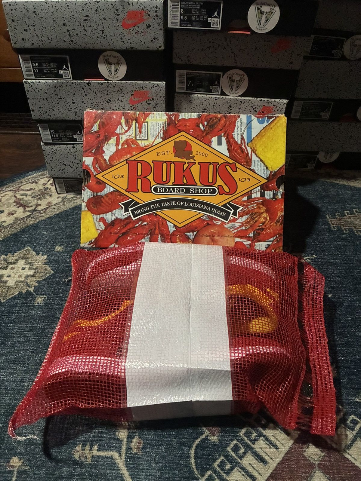 Nike SB Special Box Nike Sb Dunk Low Rukus Crawfish Size US 12 / EU 45 - 1 Thumbnail