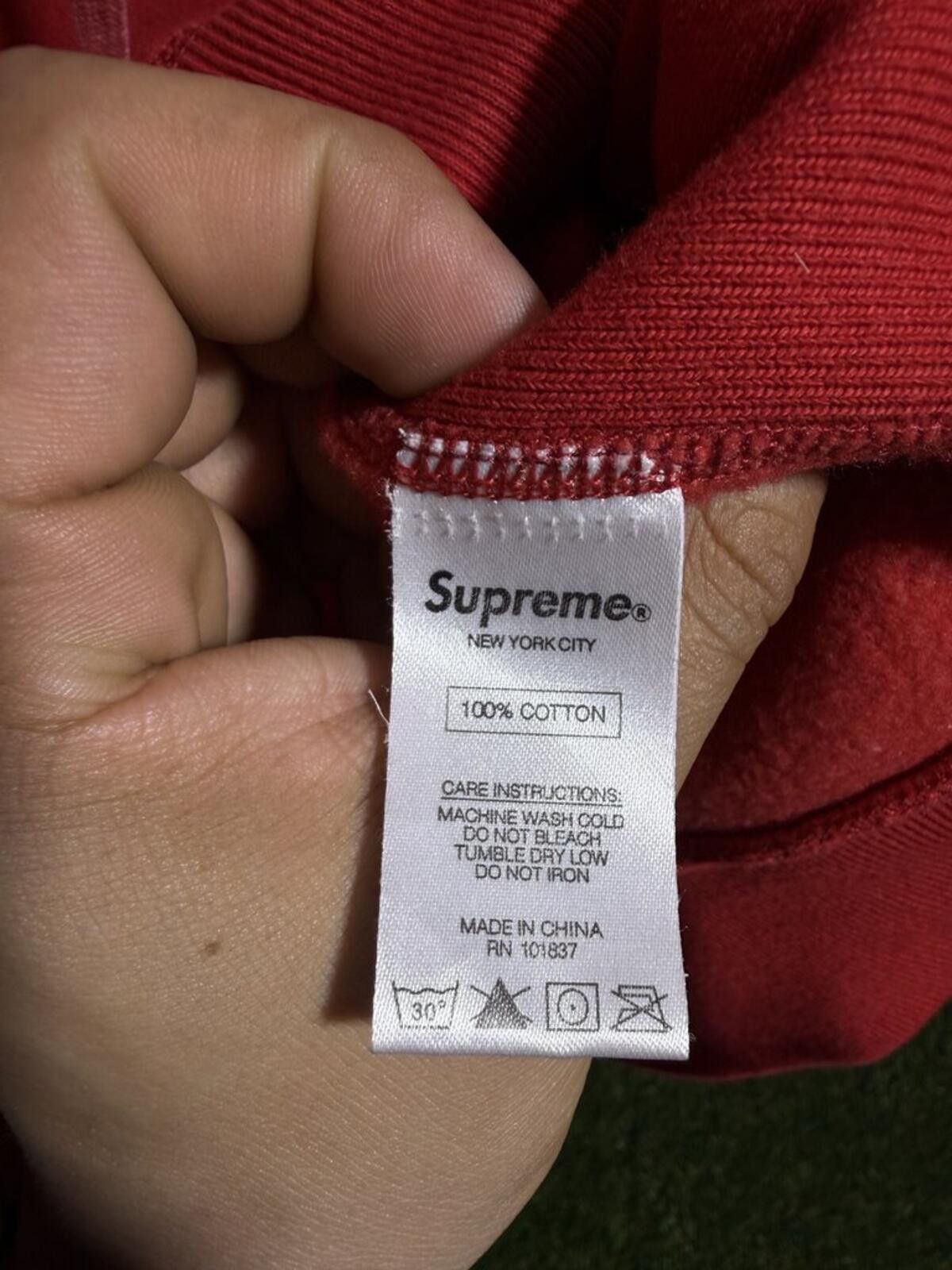 Supreme Supreme Bandana Box Logo Hoodie Red Sz. L Size ONE SIZE - 4 Thumbnail