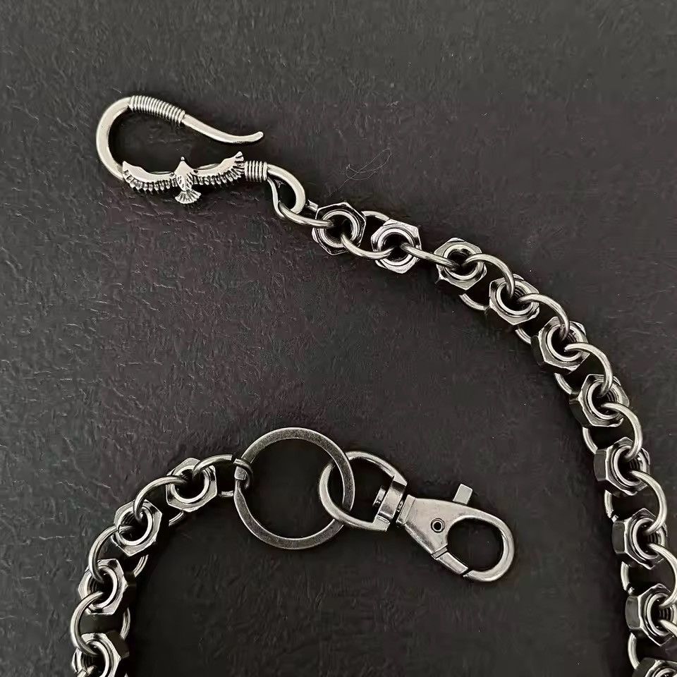 Jewelry Nut Motorcycle KeyChain Jean Biker Wallet Chain Size ONE SIZE - 3 Thumbnail