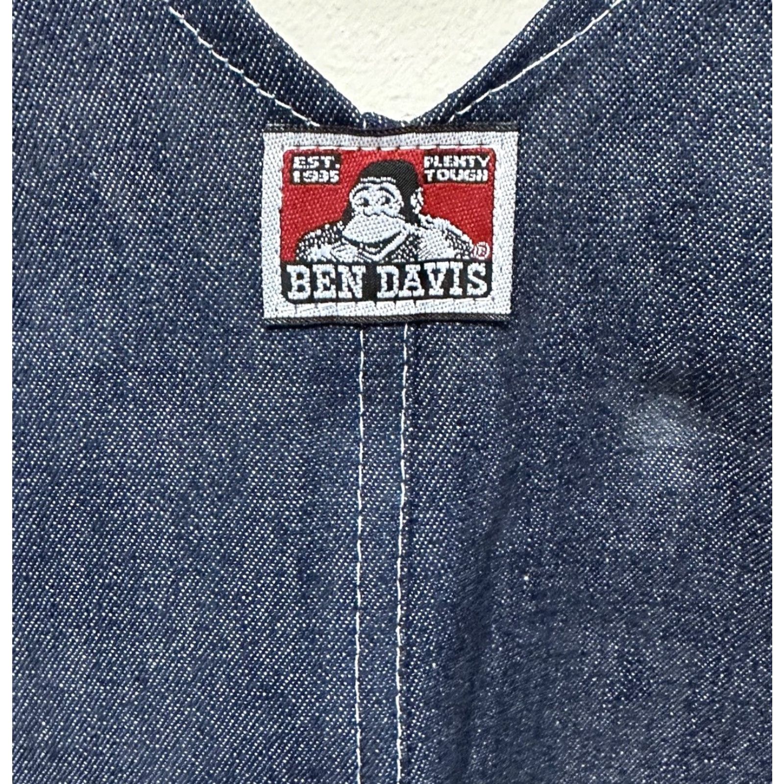 VINTAGE Ben Davis Denim Overalls Men's Relaxed Fit Baggy 42x30